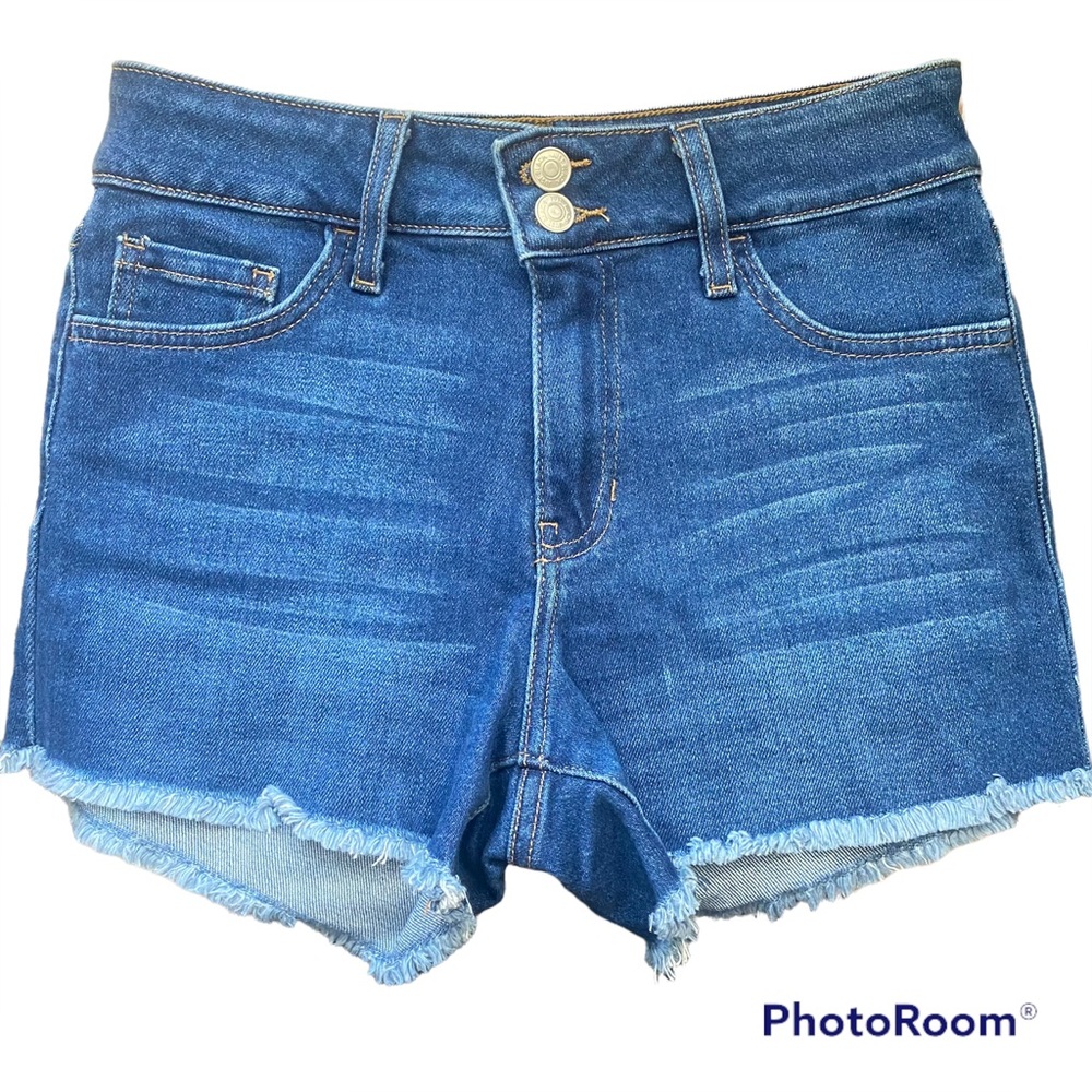 Just Black Denim Jean Shorts made in USA 26